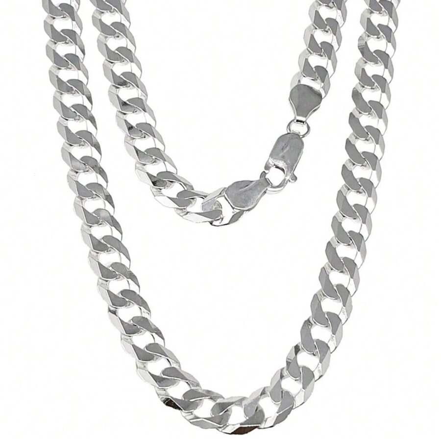 Moderno collar cubano de cadena hip-hop, 7 mm de ancho, versátil para el uso diario, collar unisex, perfecto para fiestas, el mejor regalo festivo. - 50 centímetros - Ver 1