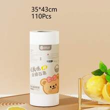 Thicked Disposable Food Plastic Bag With Handle Fruit Vegetable Storage Bag Fridge Fresh-Keeping Bag Kitchen Packaging Bag - Multicolor - View 21