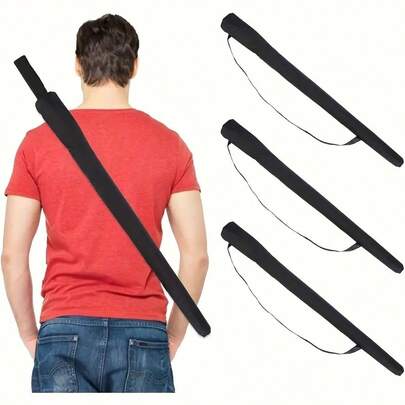 Black Umbrella Cover, Dust-Proof Umbrella Storage Bag, Golf Umbrella Case, Long Umbrella Pouch, Portable Umbrella Protective Cover, Waterproof Umbrella Box,Women's Day,Travel Essentials,Wedding Favours,Y2k,Bedroom,Car Accessories Women,Kitchen Decor