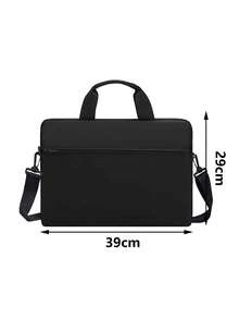 1pc 15-Inch Minimalist Laptop Briefcase, Suitable For Office And Commute