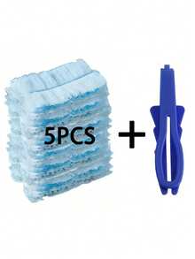 30pcs Disposable Anti-Static Duster Refill - Easy To Clean Electronics, Furniture And Ceiling Fans - No Battery Required, Suitable For Home Dusting, Household Cleaning Supplies, Lightweight Duster, Premium Fiber, Lint-Free Material, Anti-Static Duster, Office Maintenance, Ideal For Pet Owners - Blue and White - View 8
