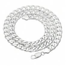 Moderno collar cubano de cadena hip-hop, 7 mm de ancho, versátil para el uso diario, collar unisex, perfecto para fiestas, el mejor regalo festivo. - 50 centímetros - Ver 9
