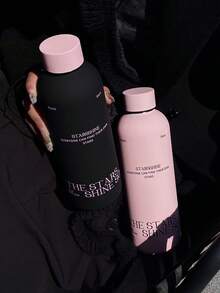 1pc High-Quality Insulated Water Bottle, Coffee Mug, Large Capacity Portable Sports Outdoor Cup, Stainless Steel - Multicolor - View 1