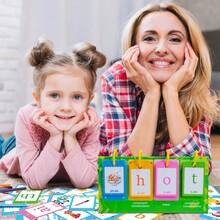 119pcs Word Flip Charts - Interactive Spelling Game & Word Building Cards For Kids | Double-Sided Phonemic Awareness Learning Cards, Word Families Practice, Sight Word Games, Ideal For Teachers And Homeschooling. - Green - View 7