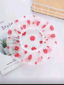 1pc Hair Care Cap, Can Prevent Postpartum Hair Loss, Can Be Used As Hair Oil Cap, Hair Mask Cap, Dry & Wet Dual-Use Cap, Sleep Cap. - Multicolor - View 7