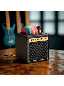 A Simple Yet Premium Guitar Pick Storage Box. This Desktop Guitar Pick Holder Is Suitable For Picks With A Thickness Of 0.062 Inches Or Less. It Can Also Be Used As A Storage Box For Gaming Accessories. This Storage Box Is Durable And Space-Saving. - Guitar Accessories - Guitar Storage - Home Decor - Valentine's Day Gift - Birthday Gift. - Multicolor - View 5