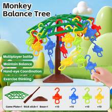 Tecforood Monkey Balance Tree Game For Kids, STEM Physics Learning Toy With 40 Stacking Monkeys, Fun Hand-Eye Coordination And Fine Motor Skills Educational Puzzle, Creative Balancing Challenge Game For Boys And Girls, Interactive Family Board Game For Parent-Child Play, Classroom Activity, Party Competition And Early Learning Brain Training, Ideal Birthday Gift, Great Thanksgiving Present, Christmas Holiday Toy - Multicolor - View 6