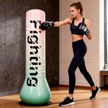 1pc Adult Inflatable Punching Column, Upright Water-Filled Tumbler, Teenager Home Fitness Sports Punching Bag, Stress Relief Item, Boxing Training Equipment - Multicolor - View 2