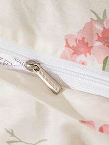 2/3pcs,Red Cherry Printing,Small Broken Flowers Are Fresh And Comfortable,Quilt Cover, Bedding, Boys And Girls,School Student,Dormitory Dress-Up,Soft And Skin-Friendly Quilt Cover, Printed Quilt Cover And Pillowcase, Excluding Quilt Core, Suitable For Double Full-Size Queen Bed, Suitable For All Seasons, Home Decoration, Bedding Gifts, Machine Washable,Twin Queen King - Red - View 7