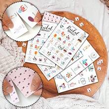 DTea Party Bridal Shower Games Tea Party Bingo Game Tea Party Decorations Tea Party Favors 24 Players Bingo Games For Bridal Shower Bachelorette Party Wedding Engagement Party A05 - như hình ảnh - Xem 3