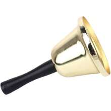 Echi Handglocke aus Metall vergoldet - Dorado - Ver 3