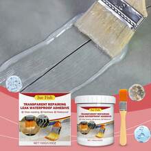 Pegamento impermeable transparente para fugas, sin romper ladrillos, baño, cocina, revestimiento de azulejos, agente impermeable - 2 piezas - 100 g - Ver 2