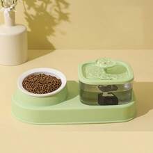 Ceramic Dog/Cat Food & Water Bowl, Slanted Neck-Protecting Pet Feeding Bowl, Pet Supplies - 300ml - View 13