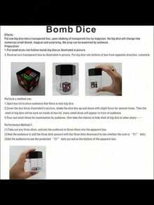 1 Set - Magic Dice - Magical Trick Props From Large To Small - Stage Magic Toy - Magic Toy - Birthday Gift - Christmas Gift - Small Gift - Toy - Random Dice Color - Christmas - Multicolor - View 6