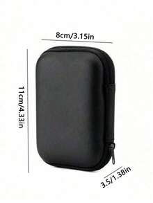 1 pieza Bolsa de almacenamiento portátil mini, organizador de cable de cargador de teléfono, billetera con cremallera, organizador de cargador USB y auriculares, estuche para disco duro portátil y auriculares, organizador de cargador USB y auriculares, estuche para disco duro portátil y auriculares, cargador de viaje para batería externa, estuche para cargador, estuche para auriculares de escuela/universidad, organizador de cables, bolsa de accesorios electrónicos, cargador de batería externa - Multicolor - Ver 11