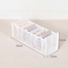 Jeans Compartment Storage Box Closet Clothes Drawer Separation Box Underwear Pants Drawer Divider Bra Socks T-Shirt Organizer - White - View 12