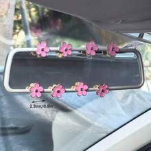 8件套雏菊汽车后视镜装饰，通用型，适用于大多数车辆