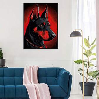 1 Set Diamond Painting Kit, Full Round Diamond Painting Set, Handmade Craft, Home Decor And Wall Decoration, Gift For Friends And Family