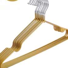 Thickened Clothes Hanger, Simple Household Hanger Without Trace, Metal Adult & Child Non-Slip Grooved Coated Hanger, Suitable For Wardrobe Hanging, Outdoor Drying, Labor Service Drying, Student Dormitory Drying