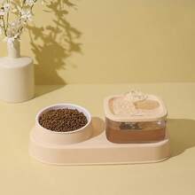 Ceramic Dog/Cat Food & Water Bowl, Slanted Neck-Protecting Pet Feeding Bowl, Pet Supplies - 300ml - View 11