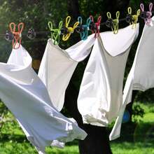 Retractable Portable Clothesline For Travel,Clothing Line With 12 Clothes Clips,For Indoor And Outdoor Laundry Drying Line,Outdoor Camping Accessories - Black - View 11