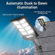 Luces solares K4 de 200 W impermeables para exteriores, luces solares de calle de 6500 K para exteriores, luz de inundación solar de 12000 lm, gran angular con sensor de movimiento y,36927874 - Mostaza Amarilla - Ver 2