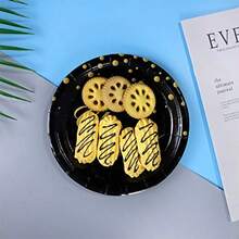 Pandecor 70th Birthday Party Supplies50 PCS Cheers to 70 Years Disposable 7 Inch Paper Plates Dessert Plates for 70 Years Anniversary Party - 70 años - Ver 6