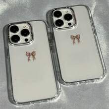 Funda para teléfono adecuada para iPhone 17 aire/16e/15/14/13/12/11, Profesional Promax Más Compatible con Samsung A02/A02S/A03/A03CORE/A03S/A04/A04S/A05/A05S/A06/A07/A11/A12/A14/A16/A20/A20S/A21S/A22/A23/A24/A25/A32/A33/A34/A35/A36/A56/A50/A30S/A50S/A51/A52/A52S/A53/A54/A55/A70/A71/A72/A73/A15/F15/M15/M34/M36/F36/NOTE10/NOTE10PLUS/NOTE10PRO/NOTE20ULTRA/S20/S20FE S20PLUS/S20ULTRA/S21/S21FE/S21PLUS/S21ULTRA/S22/S22PLUS/S22ULTRA/S23/S23FE/S23PLUS/S23ULTRA/S24/S24FE/S24PLUS/S24ULTRA/S25EDGE/S25FE/S25ULTRA, funda de teléfono transparente con marco de lente electrochapado, funda suave de TPU, adecuada para hombres y mujeres, a prueba de golpes - transparente - Ver 2