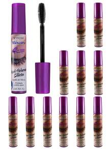 12 piezas de Rímel Prosa Maxi Volumen Silicón, Máscara de pestañas prosa 4 en 1. - Rosa - Ver 5