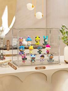 亚克力展示盒，防水透明展示盒，可拆卸亚克力收纳盒，防尘展示柜，多功能收藏品收纳盒，家居装饰，公寓必备，办公室，酒店，桌面装饰，返校季，节日必备（不含摆件）