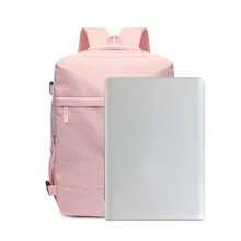 Women's Backpack, Large Capacity Travel Backpack, Suitable For Commuting To Work And School, Fashion Laptop Bag, Short Business Trip Luggage Bag, Suitable For Ryanair And Wizz Air Travel Backpack - Multicolor - View 8