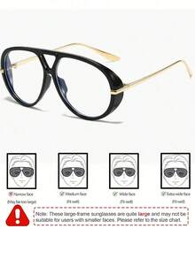 SeeBand Okulary przeciwsłoneczne typu Aviator unisex, okrągłe okulary przeciwsłoneczne retro oversize, okulary przeciwsłoneczne retro shield, damskie okulary przeciwsłoneczne z dużą oprawką, modne okulary przeciwsłoneczne w stylu europejskim i amerykańskim, akcesoria do podróży na świeżym powietrzu i do stylu ulicznego, modne okulary przeciwsłoneczne damskie, damskie okulary przeciwsłoneczne, strój jesienno-zimowy, akcesoria plażowe, styl retro Y2K basic, casualowy styl biznesowy, letnie wakacje na plaży, prezent na podróż na świeżym powietrzu - Wielokolorowe - Zobacz 21