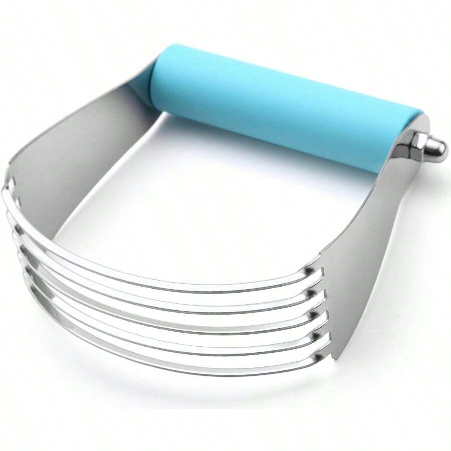 Spring Chef - Batidora de masa grande para hornear apta para lavaplatos herramienta de corte de masa de acero inoxidable con cuchillas afiladas batidora manual de repostería para una fácil mezcla - 4Grandes - Ver 1