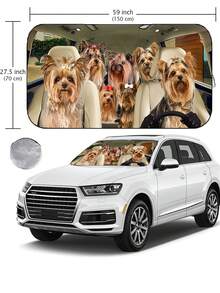 210T Foldable Car Windshield Sun Shade, Keeps Vehicle Cool