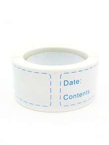 1 Roll Red & Blue Date Content Kitchen Fridge Reminder Labels Food Storage Stickers - Multicolor - View 12