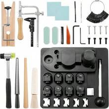 Ring Bending Tool Multifunctional Ring Making Kit, Circular Bending Tool Spoon Shaped Ring Making Machine Jewelry Making Set With Nylon Mold, Complete Ring Bending Tool Measuring Set For DIY Jewelry Tool Making