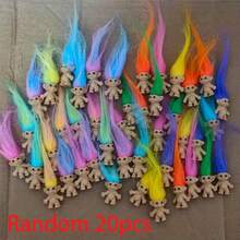 5/10/20/30pcs Mini Troll Dolls, Retro Lucky Troll Miniature Movable Figurines, Colorful Cute Guys Series, School Projects, Arts & Crafts, Party Favors, Christmas Gifts, Random Colors - Multicolor - View 12
