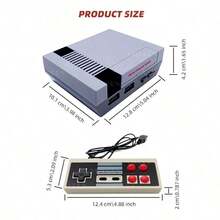 Consolas de videojuegos retro de 8 bits FHD Mini Game Stick con 620 juegos incorporados, 2 mandos clásicos, recreación de juegos clásicos - Blanco - Ver 8