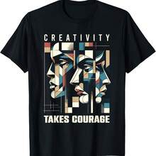 Camiseta con capucha Creatividad Toma Valor Diseños Expresionistas - Negro - Ver 1