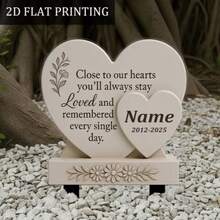 2 Placas Planas Acrílicas, 1 peça, 20 x 28 cm, Decoração Externa, Memorial Personalizado de Jardim, Adequado para Gramado, Túmulo e Canteiro de Flores, Presente Memorial para Animais de Estimação ou Entes Queridos, Presente de Natal ou Halloween - Multicolorido - Visão 3