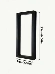 1 Marco de fotos moderno y minimalista de flor seca (plástico), Marco de fotos 3D de flor seca para exhibición DIY, Marco de fotos flotante decorativo (sin flores frescas), Soporte de exhibición de marco de fotos de flor seca de rosa; Estante de flor transparente negro para rack de flor seca DIY - Negro - Ver 10