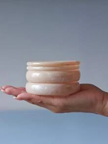 4 chiếc vòng tay nhựa acrylic họa tiết hổ phách cổ điển, thời trang và đa năng cho phụ nữ đeo hàng ngày. - trắng - Xem 6