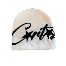 1顶星形字母涂鸦保暖休闲百搭男士针织帽 - 彩色 - 查看 2