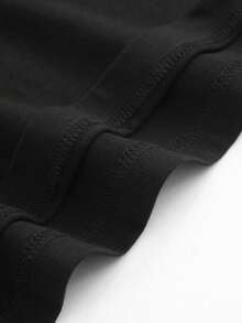 Pure Cotton Mens Anime T Shirt Geek Style Fashionable Design For Otaku Fans Unique Streetwear Look Cool Graphic Print  Casual Wear Comfortable Fit Daily Outfit Choice Modern Anime Lover Groove Inspired Top - 黑色 - 查看 5