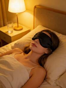 2pcs/1pc (Random Color) Silk-Like Sleep Eye Mask, Super Soft Blackout Eye Mask, Unisex - Adjustable Strap, Skin-Friendly Comfortable Eye Mask, Suitable For Travel, Airplane Nap, Bedtime Relaxation, Multi-Color Satin Sleep Eye Mask, Helps Achieve Deep Sleep - Multicolor - View 2