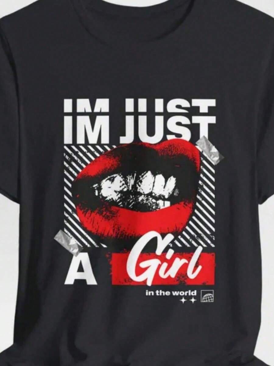 No Doubt Inspired Unisex Tee 90s Music T-Shirt Bold Grungy Graphic Shirt Alternative Rock Band Fan Gift Gwen Stefani Lyr - 黑色 - 查看 1