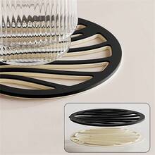 3pcs/7pcs Set Heat Insulation Pads, Dining Table Mats, High-End Coasters, Household Placemats, Pot Holders, Non-Slip Heat Resistant Pads, Kitchen Vegetable Mats, Bowl & Plate Mats - Multicolor - View 5