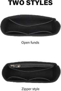 Felt Fabric Purse Organizer Insert With Multi Pockets For Shoulder Bag Handbags Practical Bag Liner Fashionable Insert - ColorA - 查看 5