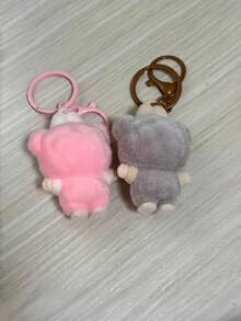 1 Lovebubu Timi Bear Velvet Keychain, Couple Keychain, Backpack Pendant, Holiday Party, Lovebubu, Small Pendant Creative Small Gift, Backpack Small Pendant, Car Keychain.