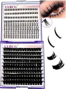 360/340/320 Strands DD Lash Clusters, Lash Book, 100/80D/60D 5mm 6mm 7mm 8mm Lower Lashes + Spiky Clusters, Manga Fairy Lash Clusters, Extended Lash Clusters, Spiky Lash Clusters, Natural Lash Extension Kit, 10-18mm Lash Clusters, DIY Lash Extension, Thin Individual Lashes - DD - View 2